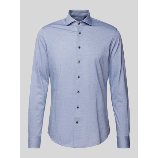 Koszula biznesowa o kroju slim fit z kołnierzykiem typu cutaway ze sklepu Peek&Cloppenburg  w kategorii Koszule męskie - zdjęcie 170408181