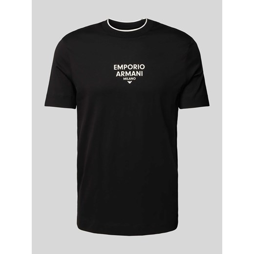T-shirt z nadrukiem z logo ze sklepu Peek&Cloppenburg  w kategorii T-shirty męskie - zdjęcie 170408264