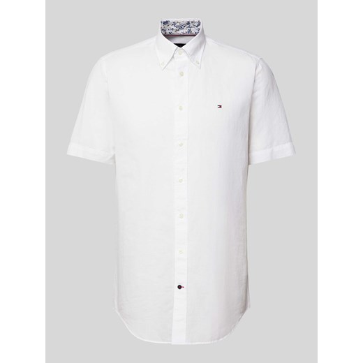 Koszula biznesowa o kroju regular fit z kołnierzykiem typu button down Tommy Hilfiger 45 Peek&Cloppenburg 