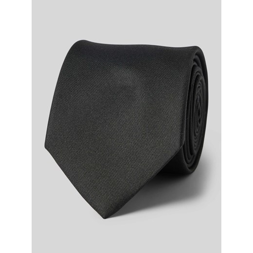 Krawat jedwabny w jednolitym kolorze ze sklepu Peek&Cloppenburg  w kategorii Krawaty - zdjęcie 170408393