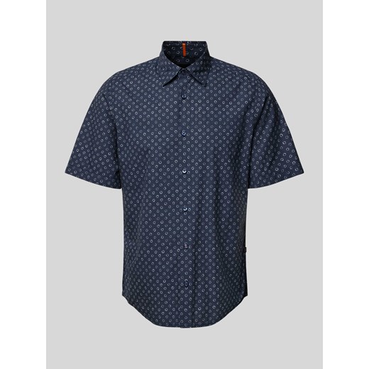 Koszula casualowa o kroju regular fit ze wzorem na całej powierzchni model ‘Rash’ ze sklepu Peek&Cloppenburg  w kategorii Koszule męskie - zdjęcie 170408543