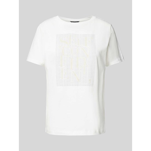 T-shirt z nadrukiem ze sloganem ze sklepu Peek&Cloppenburg  w kategorii Bluzki damskie - zdjęcie 170408604