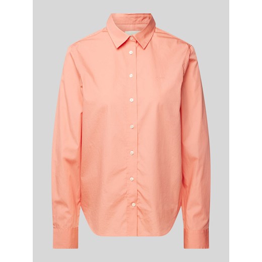Bluzka koszulowa o kroju regular fit z kołnierzykiem koszulowym model ‘POPLIN’ ze sklepu Peek&Cloppenburg  w kategorii Koszule damskie - zdjęcie 170408640