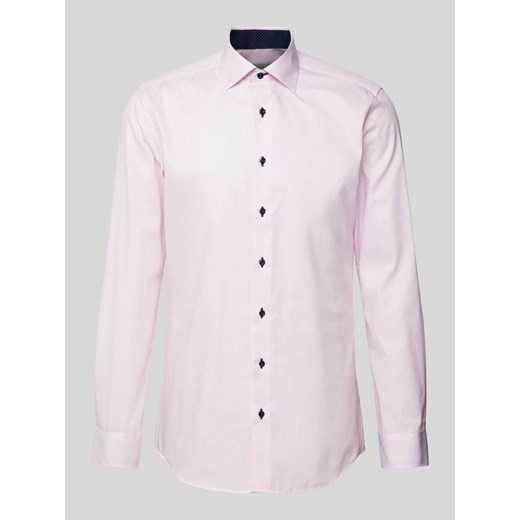 Koszula biznesowa o kroju slim fit w paski ze sklepu Peek&Cloppenburg  w kategorii Koszule męskie - zdjęcie 170408641