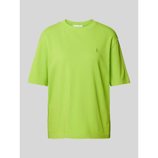T-shirt z wyhaftowanym logo model ‘TARJAA’ ze sklepu Peek&Cloppenburg  w kategorii Bluzki damskie - zdjęcie 170408744