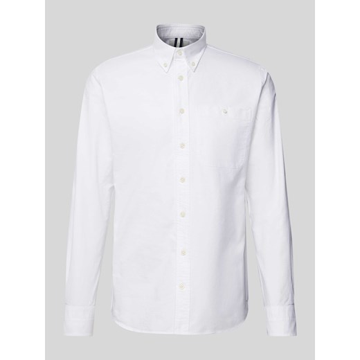 Koszula biznesowa o kroju Slim Fit z kołnierzykiem typu button down ze sklepu Peek&Cloppenburg  w kategorii Koszule męskie - zdjęcie 170408831