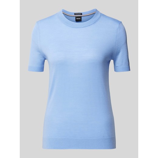 T-shirt z żywej wełny model ‘Falyssiasi’ ze sklepu Peek&Cloppenburg  w kategorii Bluzki damskie - zdjęcie 170408842