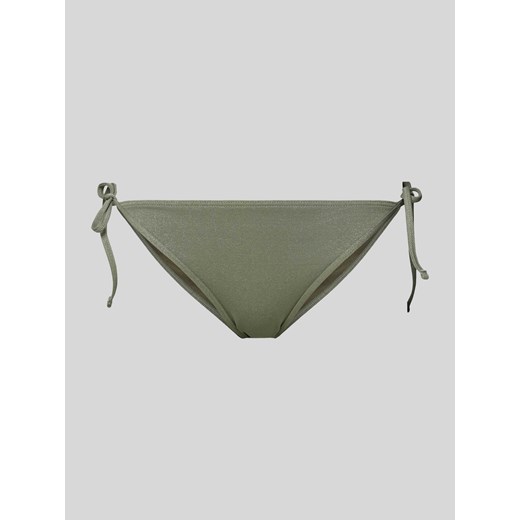 Figi bikini z bocznymi wiązaniami model ‘SHINY WAVE’ ze sklepu Peek&Cloppenburg  w kategorii Stroje kąpielowe - zdjęcie 170408850