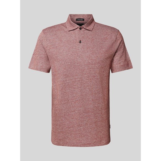 Koszulka polo z mieszanki lnu i bawełny model ‘Press’ ze sklepu Peek&Cloppenburg  w kategorii T-shirty męskie - zdjęcie 170409062