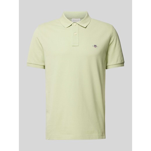 Koszulka polo o kroju regular fit z wyhaftowanym logo model ‘SHIELD’ ze sklepu Peek&Cloppenburg  w kategorii T-shirty męskie - zdjęcie 170409210