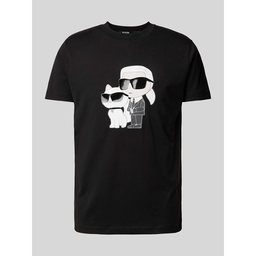 T-shirt z nadrukiem z motywem i logo ze sklepu Peek&Cloppenburg  w kategorii T-shirty męskie - zdjęcie 170409262