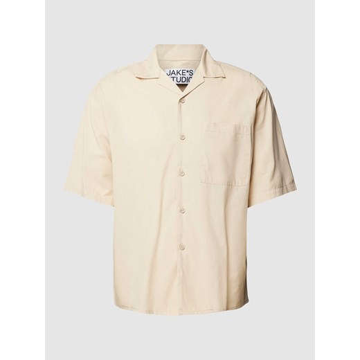 Koszula casualowa o kroju regular fit z nakładaną kieszenią na piersi ze sklepu Peek&Cloppenburg  w kategorii Koszule męskie - zdjęcie 170409564