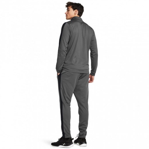Męski dres komplet treningowy Under Armour UA Rival Knit Track Suit - szary ze sklepu Sportstylestory.com w kategorii Dresy męskie - zdjęcie 170410530