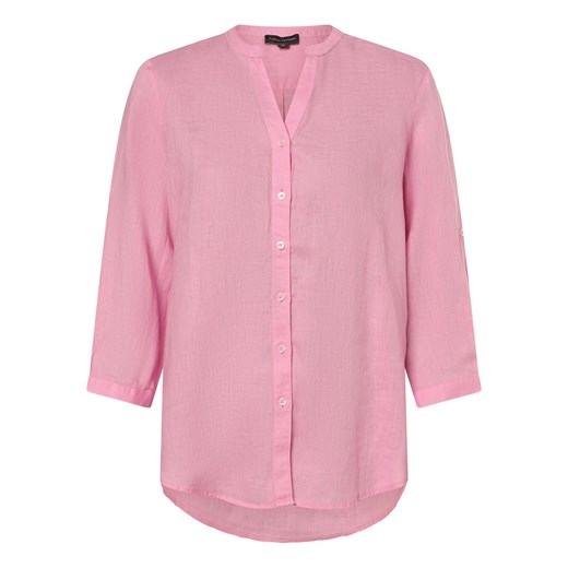 Franco Callegari Damska bluzka lniana Kobiety len różowy jednolity Franco Callegari 44 vangraaf