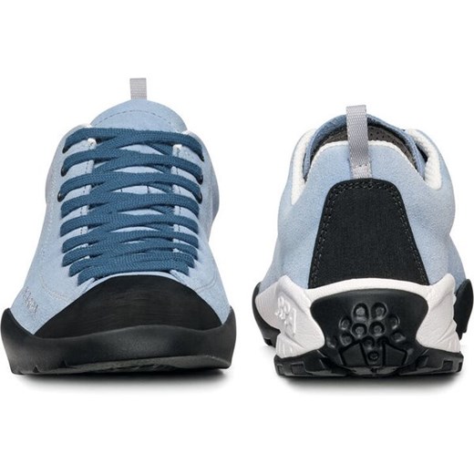 Niebieskie buty trekkingowe damskie Scarpa na wiosnę płaskie 