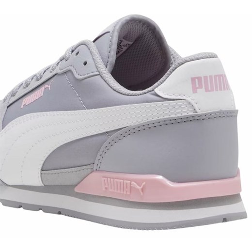Buty sportowe damskie Puma sznurowane szare płaskie 