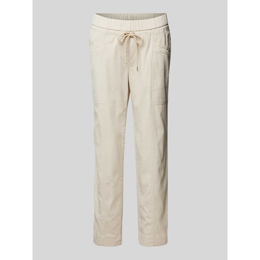 Spodnie sportowe z elastycznym pasem model ‘SUE’ ze sklepu Peek&Cloppenburg  w kategorii Spodnie damskie - zdjęcie 170413410
