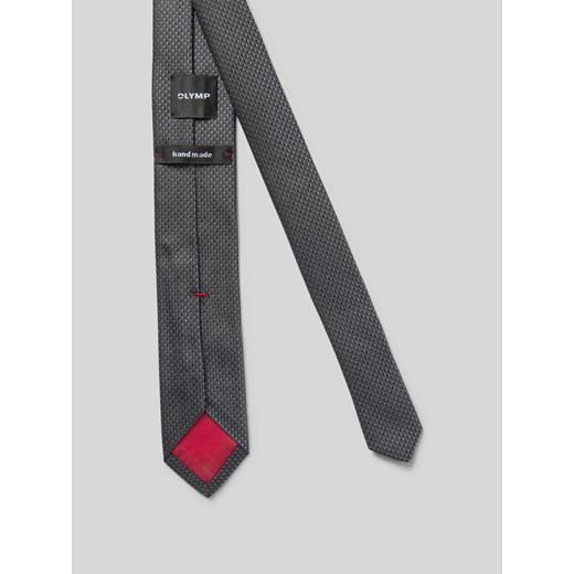 Krawat z jedwabiu ze wzorem na całej powierzchni (5 cm) Olymp Level Five One Size Peek&Cloppenburg 