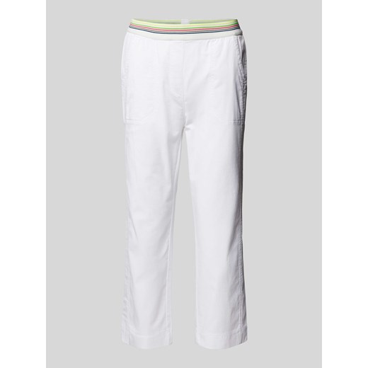 Spodnie z elastycznym pasem ze sklepu Peek&Cloppenburg  w kategorii Spodnie damskie - zdjęcie 170413523