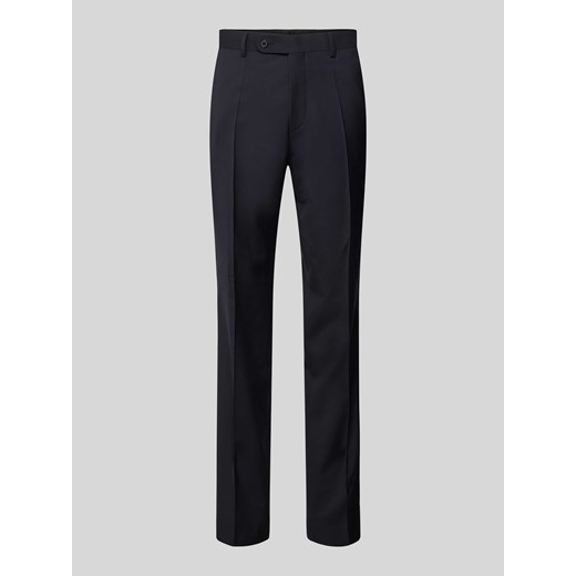 Spodnie do garnituru o kroju slim fit z wpuszczanymi kieszeniami ze sklepu Peek&Cloppenburg  w kategorii Spodnie męskie - zdjęcie 170413622