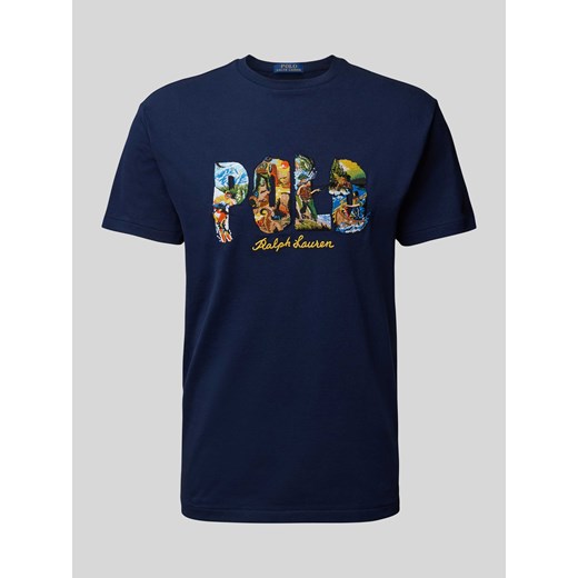 T-shirt z wyhaftowanym logo ze sklepu Peek&Cloppenburg  w kategorii T-shirty męskie - zdjęcie 170413861