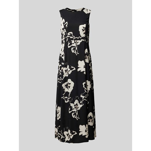 Długa sukienka z kwiatowym nadrukiem ze sklepu Peek&Cloppenburg  w kategorii Sukienki - zdjęcie 170413873
