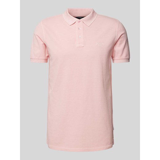 Koszulka polo o kroju regular fit w jednolitym kolorze model ‘Ambrosio’ ze sklepu Peek&Cloppenburg  w kategorii T-shirty męskie - zdjęcie 170413914