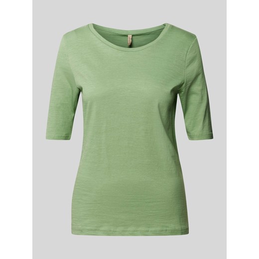T-shirt z okrągłym dekoltem model ‘Babette’ ze sklepu Peek&Cloppenburg  w kategorii Bluzki damskie - zdjęcie 170413993