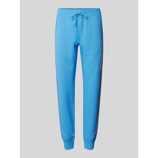 Spodnie dresowe w jednolitym kolorze ze sklepu Peek&Cloppenburg  w kategorii Spodnie damskie - zdjęcie 170414030