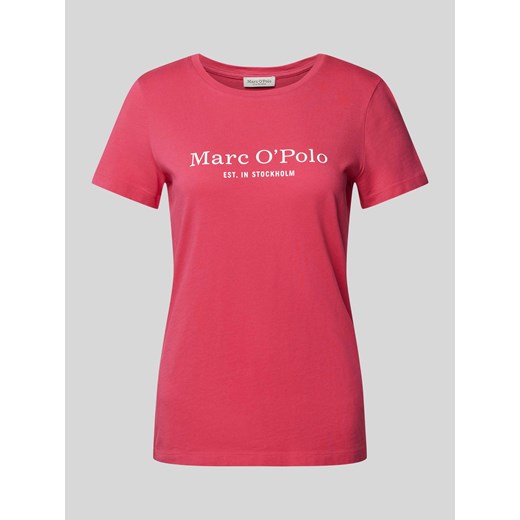 T-shirt z nadrukiem z logo ze sklepu Peek&Cloppenburg  w kategorii Bluzki damskie - zdjęcie 170414061