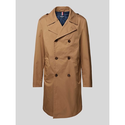 Płaszcz z kołnierzem z połami i wpuszczanymi kieszeniami ze sklepu Peek&Cloppenburg  w kategorii Płaszcze męskie - zdjęcie 170414114