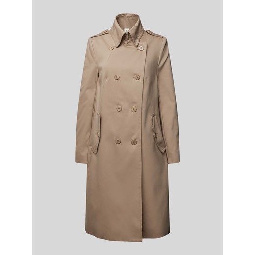 Płaszcz z wykładanym kołnierzem model ‘HARLESTON’ ze sklepu Peek&Cloppenburg  w kategorii Płaszcze damskie - zdjęcie 170414141