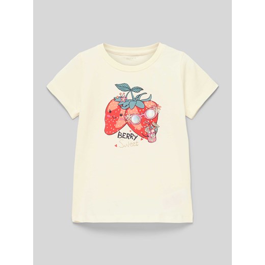 T-shirt z nadrukowanym motywem model ‘DINAS’ ze sklepu Peek&Cloppenburg  w kategorii Bluzki dziewczęce - zdjęcie 170414241