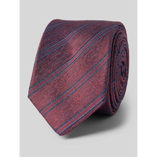 Krawat jedwabny ze wzorem w paski (5 cm) ze sklepu Peek&Cloppenburg  w kategorii Krawaty - zdjęcie 170414252