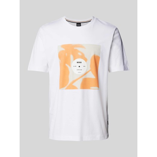 T-shirt z czystej bawełny model ‘Tiburt’ ze sklepu Peek&Cloppenburg  w kategorii T-shirty męskie - zdjęcie 170414290