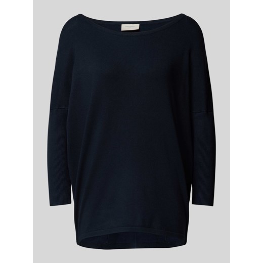 Sweter z dzianiny w jednolitym kolorze model ‘JONE’ ze sklepu Peek&Cloppenburg  w kategorii Swetry damskie - zdjęcie 170414313