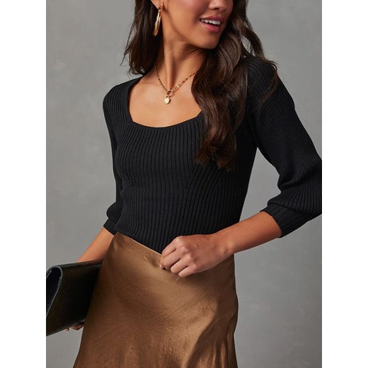 LA Angels Sweter w kolorze czarnym ze sklepu Limango Polska w kategorii Swetry damskie - zdjęcie 170414694