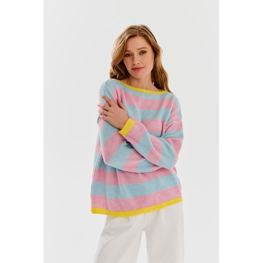 Sweter Vibrant Spirit ONE SIZE ze sklepu NAOKO w kategorii Swetry damskie - zdjęcie 170414804