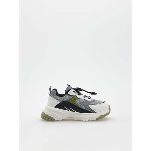 Reserved - Sneakersy ze stoperem - złamana biel ze sklepu Reserved w kategorii Buty sportowe dziecięce - zdjęcie 170415031