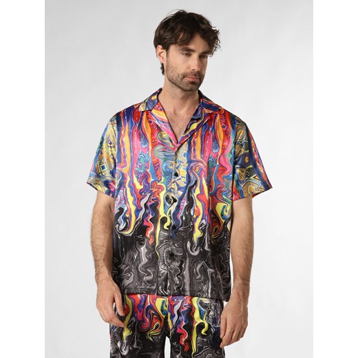 Carlo Colucci Koszula męska Mężczyźni Modern Fit wielokolorowy wzorzysty ze sklepu vangraaf w kategorii Koszule męskie - zdjęcie 170415673