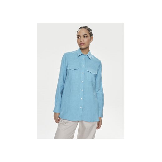 Marella Koszula Alcide 2413111142 Niebieski Regular Fit ze sklepu MODIVO w kategorii Koszule damskie - zdjęcie 170424623