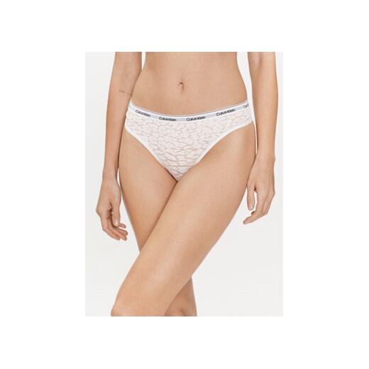 Calvin Klein Underwear Figi brazylijskie 000QD5233E Biały ze sklepu MODIVO w kategorii Majtki damskie - zdjęcie 170424980