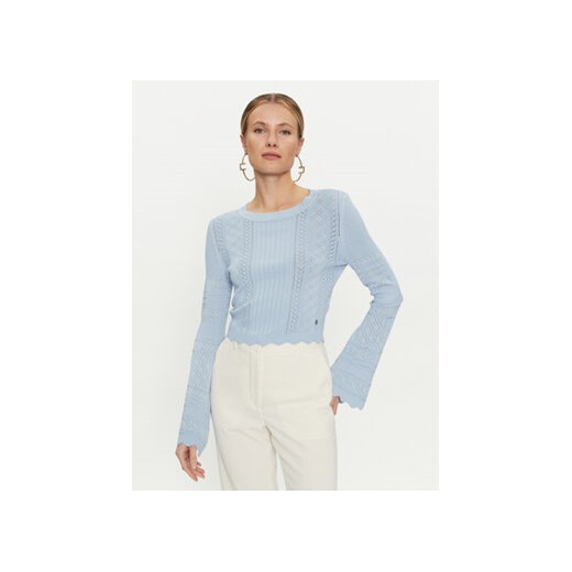 Guess Sweter Adaline W4GR08 Z2U00 Niebieski Regular Fit ze sklepu MODIVO w kategorii Swetry damskie - zdjęcie 170425072