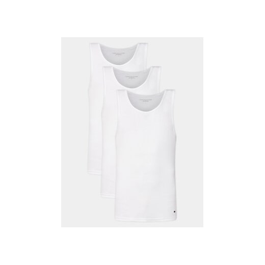 Tommy Hilfiger Komplet 3 tank topów UM0UM03179 Biały Slim Fit ze sklepu MODIVO w kategorii T-shirty męskie - zdjęcie 170425090