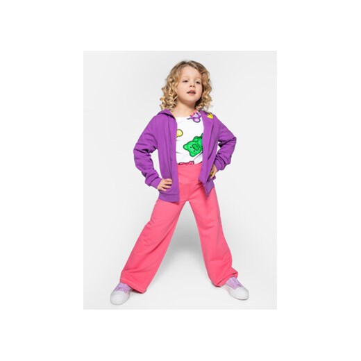 Coccodrillo Spodnie materiałowe WC4122701JPK Różowy Regular Fit ze sklepu MODIVO w kategorii Spodnie dziewczęce - zdjęcie 170425214