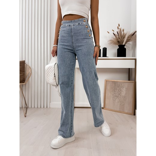 spodnie saxet jeansowe l/40 ze sklepu UBRA w kategorii Jeansy damskie - zdjęcie 170428012