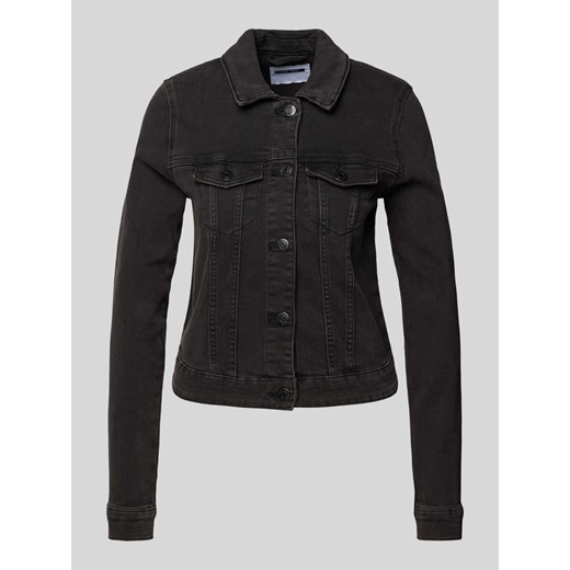 Kurtka jeansowa z kieszeniami na piersi model ‘DEBRA’ ze sklepu Peek&Cloppenburg  w kategorii Kurtki damskie - zdjęcie 170428450