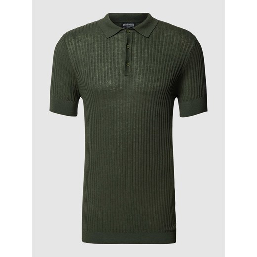 Koszulka polo z fakturowanym wzorem ze sklepu Peek&Cloppenburg  w kategorii T-shirty męskie - zdjęcie 170428644