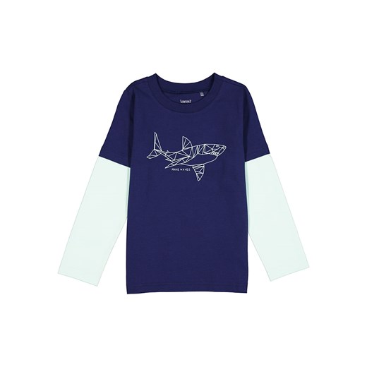 lamino Koszulka w kolorze granatowo-turkusowym ze sklepu Limango Polska w kategorii T-shirty chłopięce - zdjęcie 170429774