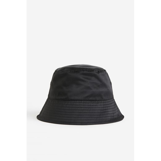 H & M - Satynowy kapelusz wędkarski - Czarny ze sklepu H&M w kategorii Kapelusze damskie - zdjęcie 170430270